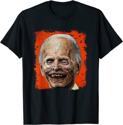 Retro Horror - Halloween Zombie Biden Nightmare Gift Shirt