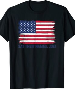 Say Their Names Joe Flag Tee Shirt