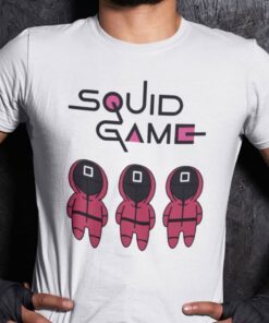 Squid Game Pink Guards Kdrama Tee Shirt