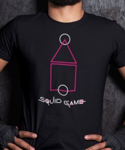 Squid Game Round Square Triangle Tee Shirt