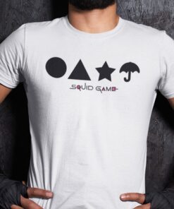 The Squid Game Triangle Circle Star Umbrella Gift Shirt