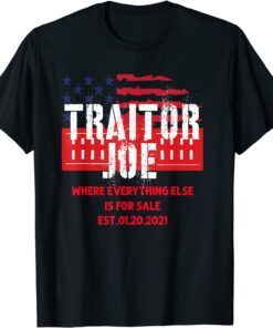 Traitor Joe's Sleepy Joe Anti-Biden Tee Shirt