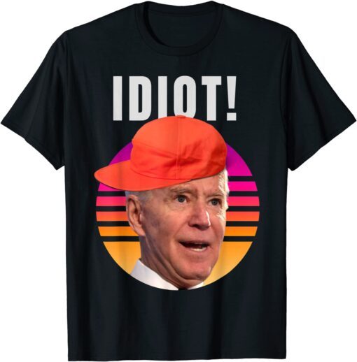 Vimtage Biden Is An Idiot Tee Shirt