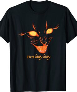 Halloween Cat shirts Ready to Bite - Here Kitty Kitty! T-Shirt