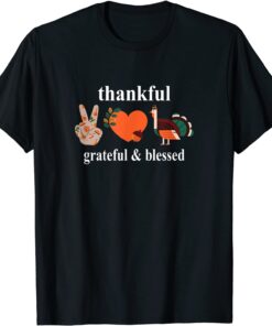 Official Thanksgiving Women Peace Love Thanksgiving T-Shirt