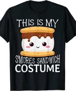 Smores Sandwich Big Camping Kawaii Halloween Group Costume T-Shirt