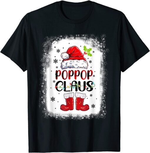 Poppop Santa Claus Dress Shirt For Men Women Christmas Classic T-Shirt