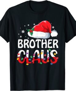 Official Brother Claus Matching Family Christmas Pajamas Xmas Santa T-Shirt