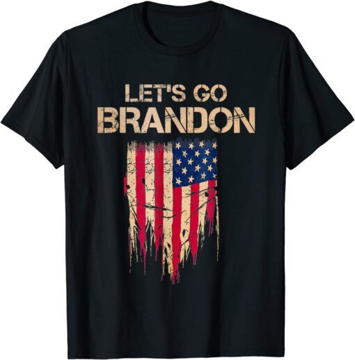 Official Let's go brandon American Flag 2021 Tee Shirt