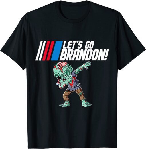 Funny Let's go brandon dabbing halloween boys Shirts