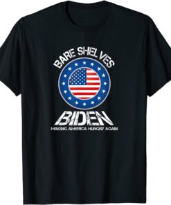 Classic Bare Shelves Biden Funny Meme T-Shirt