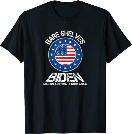 Classic Bare Shelves Biden Funny Meme T-Shirt