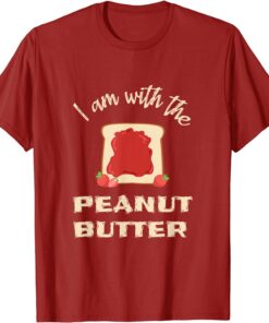 I'm With The Peanut Butter Jelly Halloween Couple Costume T-Shirt