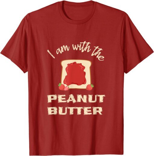 I'm With The Peanut Butter Jelly Halloween Couple Costume T-Shirt