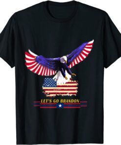 American Flag Eagle Let’s Go Brandon Conservative US Tee Shirt