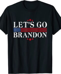 American Flag Let's Go Brandon JFB Tee Shirt