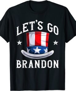 Anti Biden Let's Go Brandon American Flag Impeach Joe Biden Tee Shirt