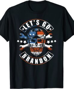 Anti Biden Let's Go Brandon Chant FJB US Flag Unisex Shirt