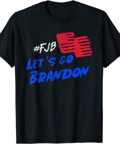 Anti Biden Let's Go Brandon Chant Flag Gift Shirt