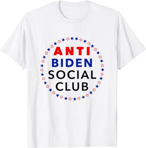 Anti Biden Social Club Conservative Republican Joe Tee Shirt