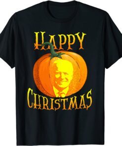 Anti Joe Biden Happy Christmas Holiday Pumpkin Head Classic Shirt