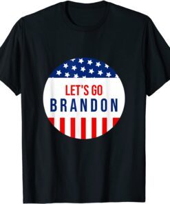 Anti Joe Biden Lets Go Brandon American Flag Impeach 46 Tee Shirt