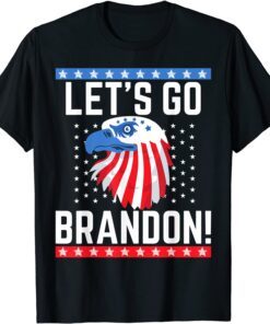 Anti Joe Biden Let's Go Brandon Lets Go Brandon US Flag Tee Shirt