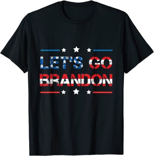 Anti Joe Biden Lets Go Brandon Usa Flag Classic Shirt