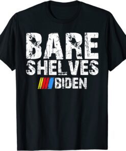 Bare Shelves Biden Let's Go Brandon Christmas Tee Shirt
