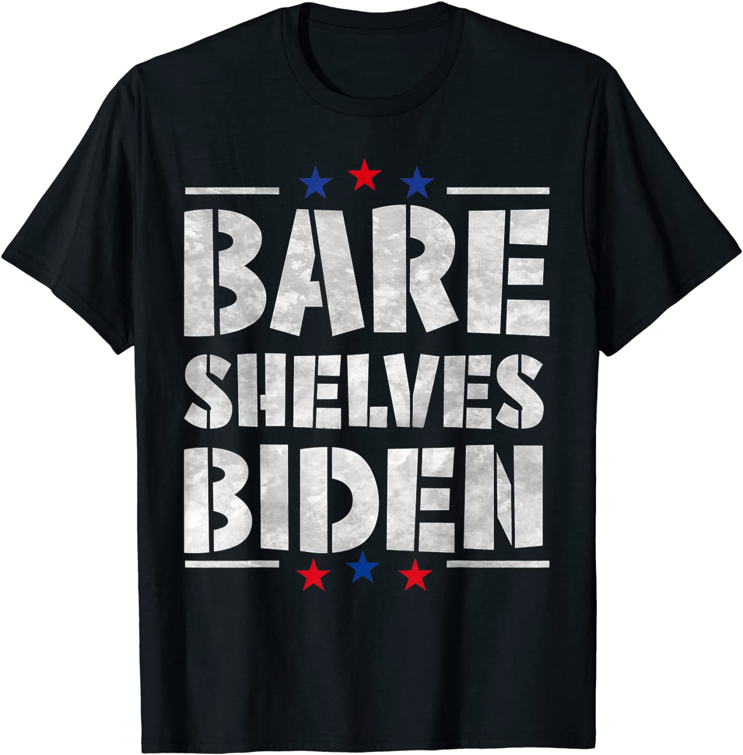 Bare Shelves Biden US Flag Meme Tee Shirt Bare Shelves Biden US Flag Meme Tee Shirt