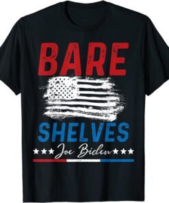 Bare Shelves Joe Biden Christmas Meme Tee Shirt