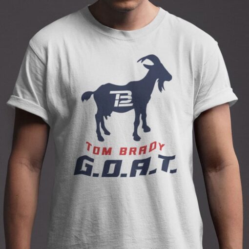 Brady Goat Tom Brady Goat TB12 Football Lovers Tee Shirt