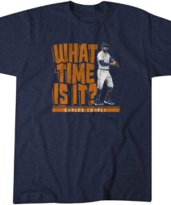 Carlos Correa What Time Is It? Tee Shirt