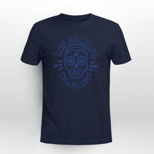 Chargers Sugar Skull Tee Shirt