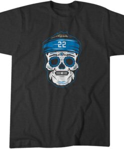 Christian McCaffrey Sugar Skull Tee Shirt