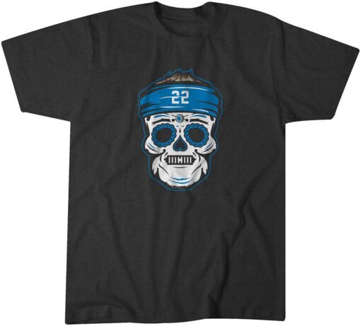 Christian McCaffrey Sugar Skull Tee Shirt