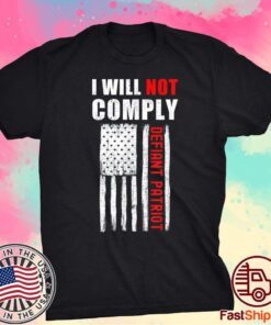 Defiant Patriot Conservative Medical Freedom Tee Shirt