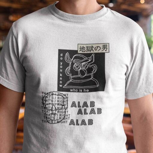 Do You Know Who Is He Alab Series Tee Shirt