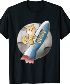 Dogecoin Riding Rocket to the Moon Tametheark Version 1 Classic Shirt