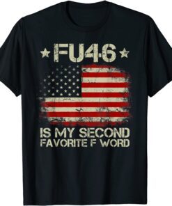 FU 46 Vintage 1776 American Flag Biden Patriots FU46 Tee Shirt