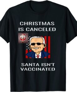 ANTI PRESIDENT BIDEN VACCINATION CHRISTMAS Tee Shirt