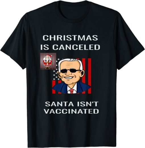 ANTI PRESIDENT BIDEN VACCINATION CHRISTMAS Tee Shirt