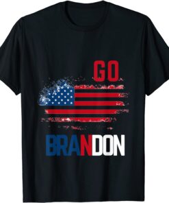Go Brandon American Flag Tee Shirt