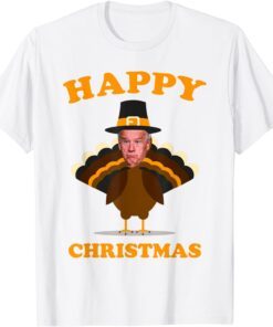 Happy Christmas anti-Biden Funny Thanksgiving 2021 Turkey Tee Shirt