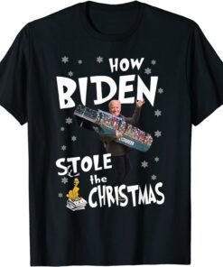 How Biden Stole The Christmas Biden Club Tee Shirt