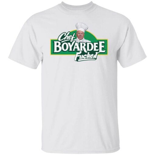 Joe Biden Chef Boyarewe Fucked Tee shirt