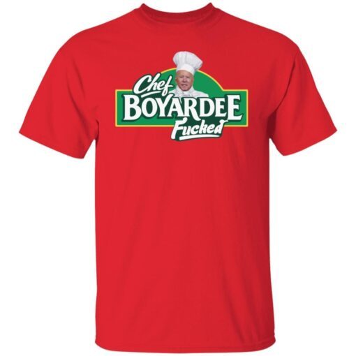 Joe Biden Chef Boyarewe Fucked Tee shirt