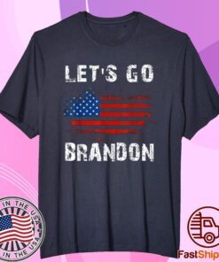 Let's Go Brandon Chant, Impeach Joe Biden Flag Usa Tee Shirt