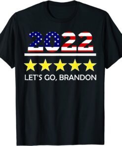 Lets Go Brandon Chant US Flag Pro Trump T-Shirt