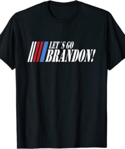 Let's Go Brandon Conservative Liberal US Flag Anti Biden Tee Shirt